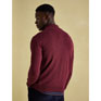 Joules Hillside Quarter Zip Knit Jumper - Burgundy