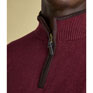 Joules Hillside Quarter Zip Knit Jumper - Burgundy