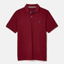 Joules Woody Regular Fit Cotton Pique Polo Short - Burgundy Red