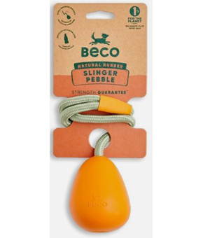 Beco Natural Rubber Pebble Slinger Fetch Toy