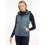 LeMieux Tilly Hooded Puffer Gilet Petrol