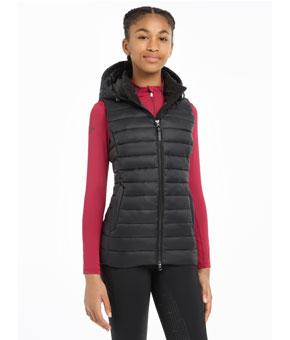 LeMieux Young Rider Milly Puffer Gilet Black