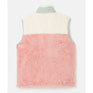 Joules Girls Always Cosy Colourblock Fleece Gilet - Pink