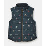 Joules Kids Atwell Showerproof Reversible Gilet - Navy