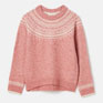 Joules Girls' Charlotte Fair Isle Jumper