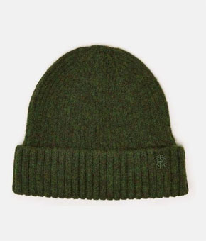 Joules Mens Berwick Beanie Hat - Green