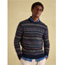 Joules Fair Isle Crew Neck Jumper Navy