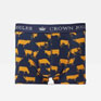 Joules Crown Joules Pack Of Two Cotton Boxers - Navy/Yellow