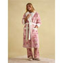 Joules Matilda Fleece Lined Dressing Gown - Pink Dog