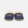 Joules Slippet Luxe Embroided Slippers - Navy Blue Horse