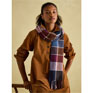 Joules Langtree Scarf Berry Navy