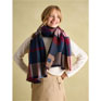 Joules Bracewell Checked Blanket Scarf