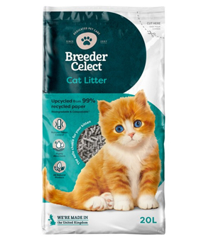 Breeder Celect Paper Cat Litter 20L