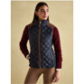 Joules Braemar Luxe Showerproof Diamond Quilted Gilet - Navy