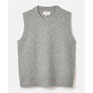 Joules Holly Regular Fit Knitted Vest - Grey