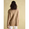 Joules Betsy Button Shoulder Cable Jumper - Camel