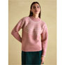 Joules Charlotte Crew Neck Fair Isle Jumper - Pink