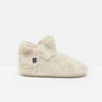 Joules Cabin Luxe Faux Fur Slipper Boots - Oatmeal