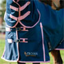 Gallop Trojan 50G Turnout Combo - Navy/Pink