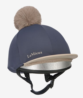 LeMieux Pom Pom Hat Silk - Dusk/Almond