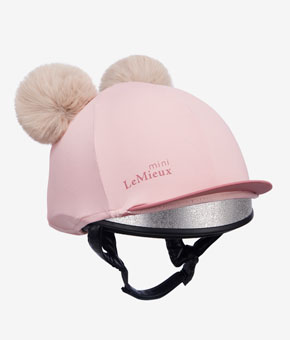 LeMieux Mini Double Pom Hat Silk - Blossom