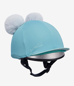 LeMieux Mini Double Pom Pom Hat Silk - Lagoon