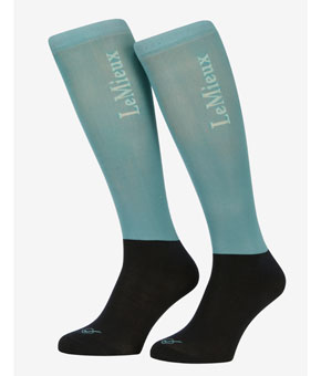 LeMieux Competition Socks 2 pack Lagoon