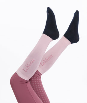 LeMieux Competition Socks 2 pack Blossom