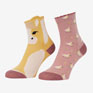 LeMieux Mini Character Socks 2 pack Lemon